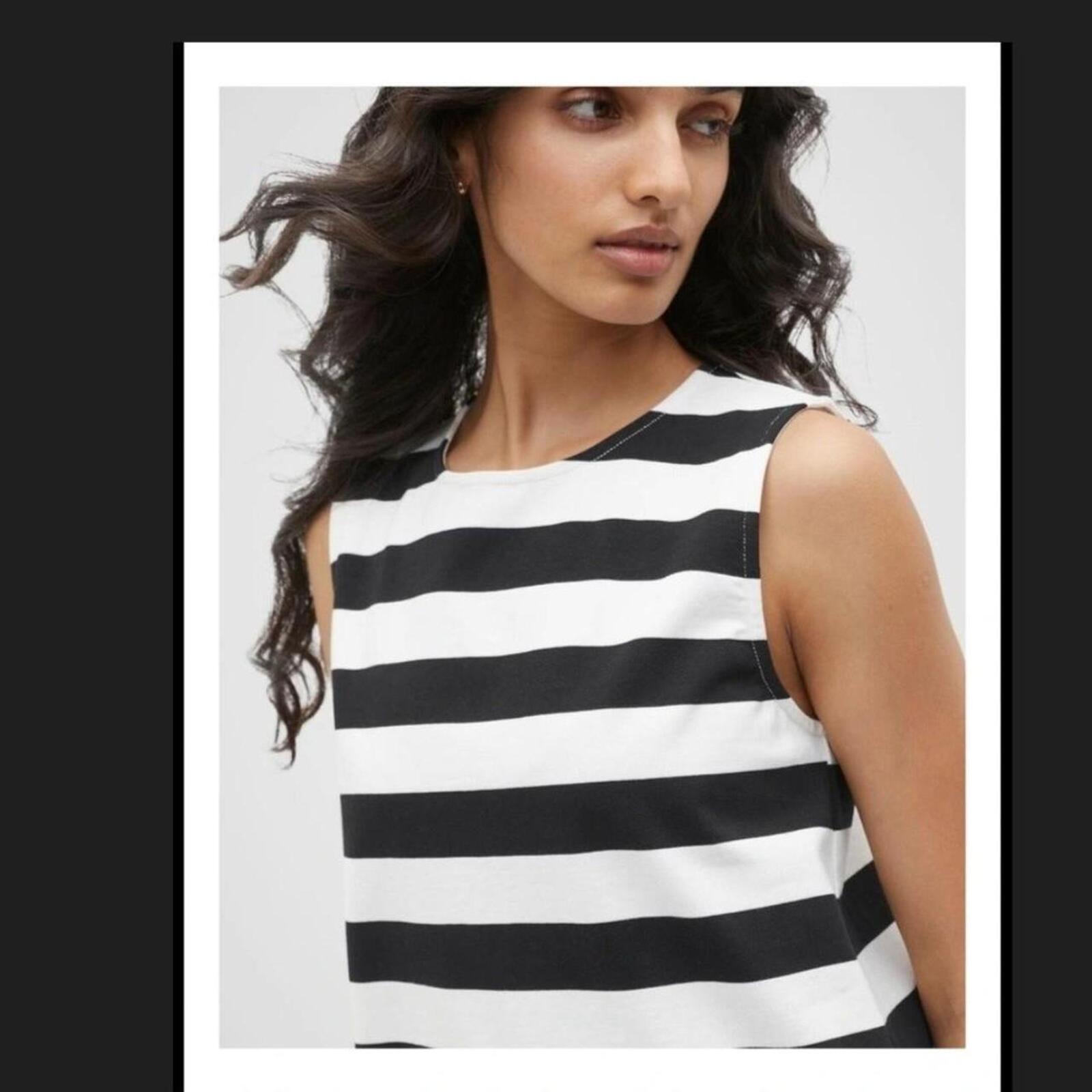 Seed Heritage Black and white striped dress