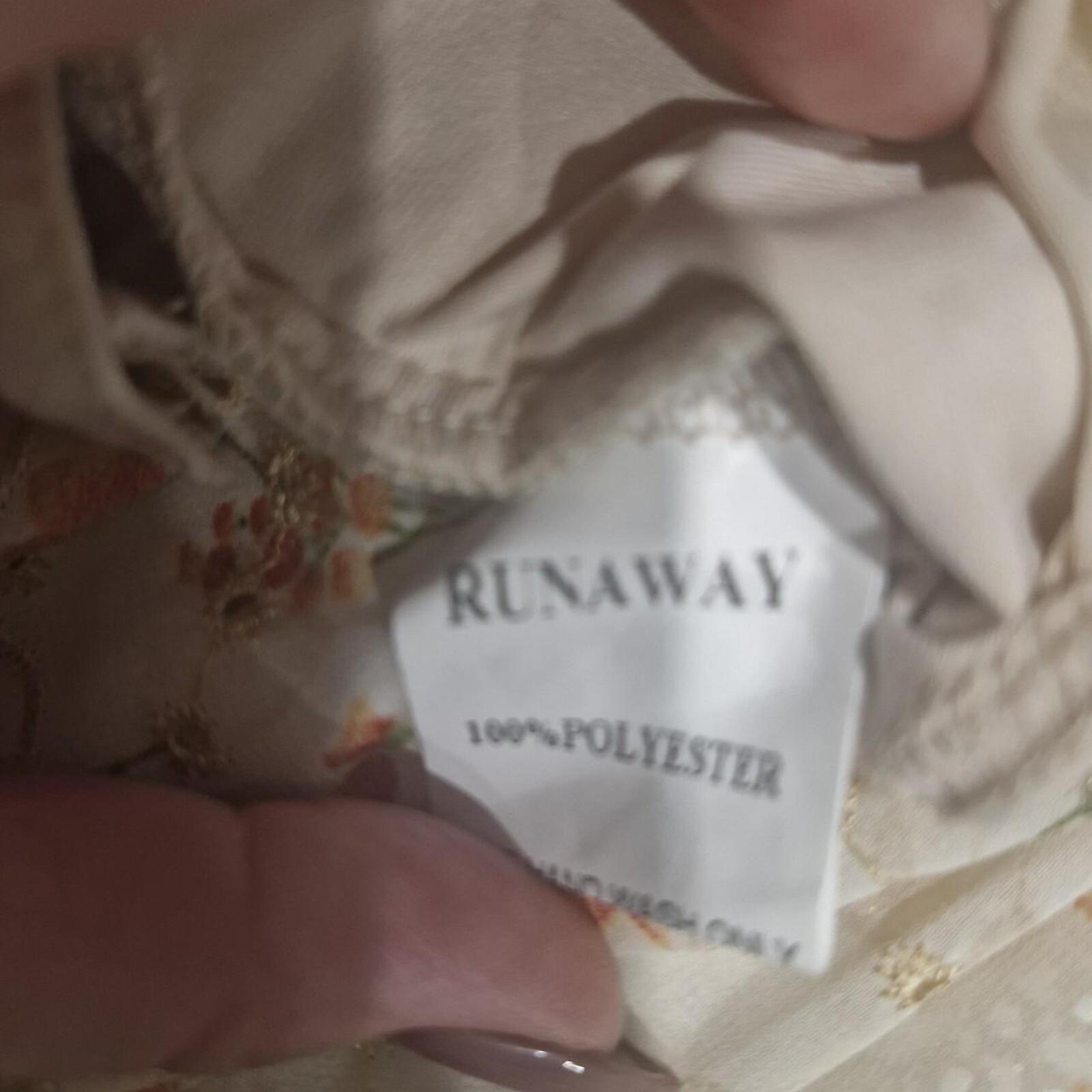 RUNAWAY Autumn Strapless Bodysuit S