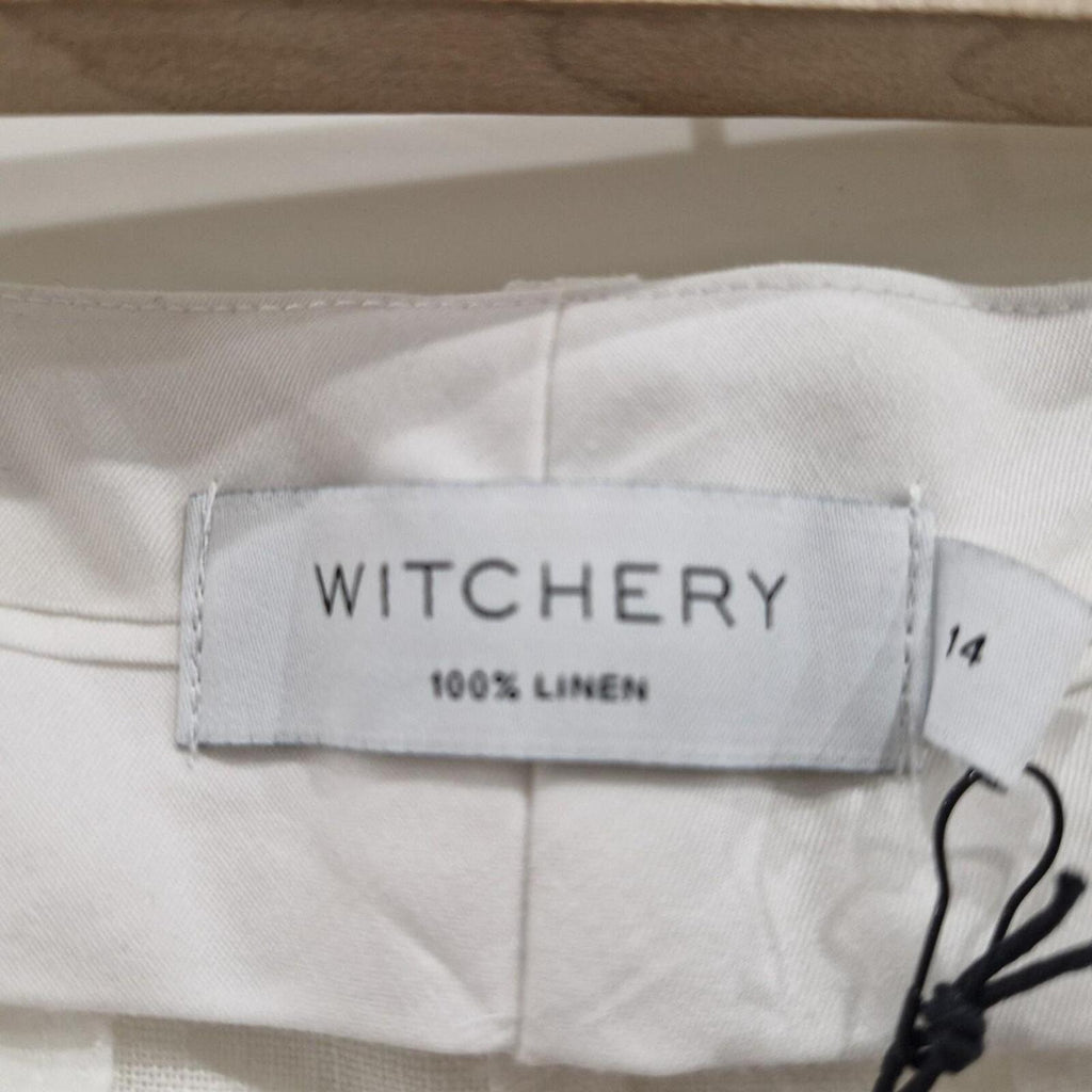Witchery High Waisted Linen Pants