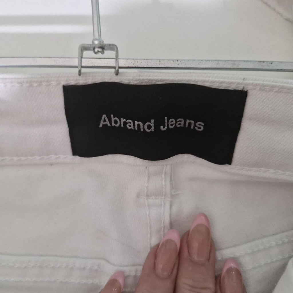 Abrand Crop Distressed Skinny Jeans 36 (16)