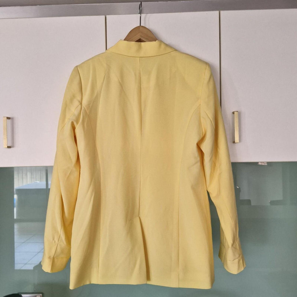 Yellow Glassons 3 Button Blazer
