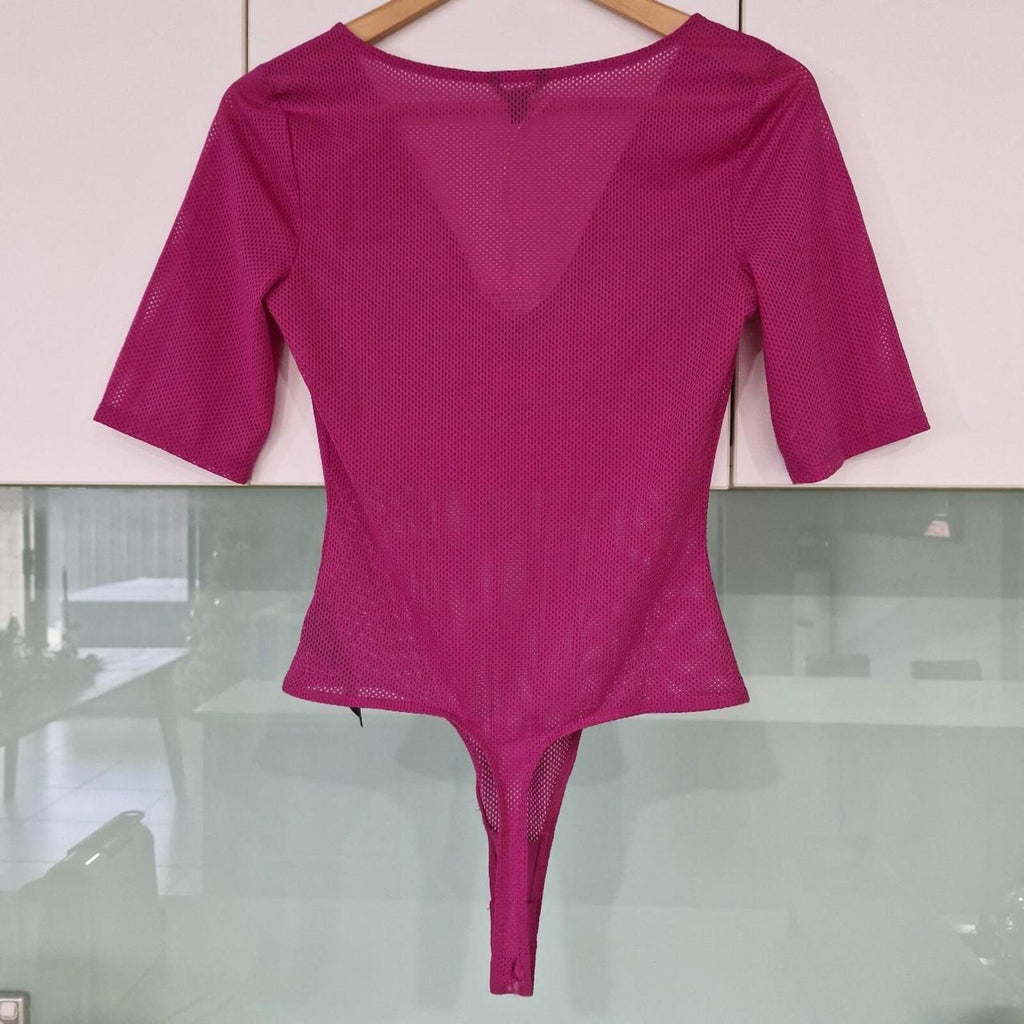Hot pink Guess bodysuit M