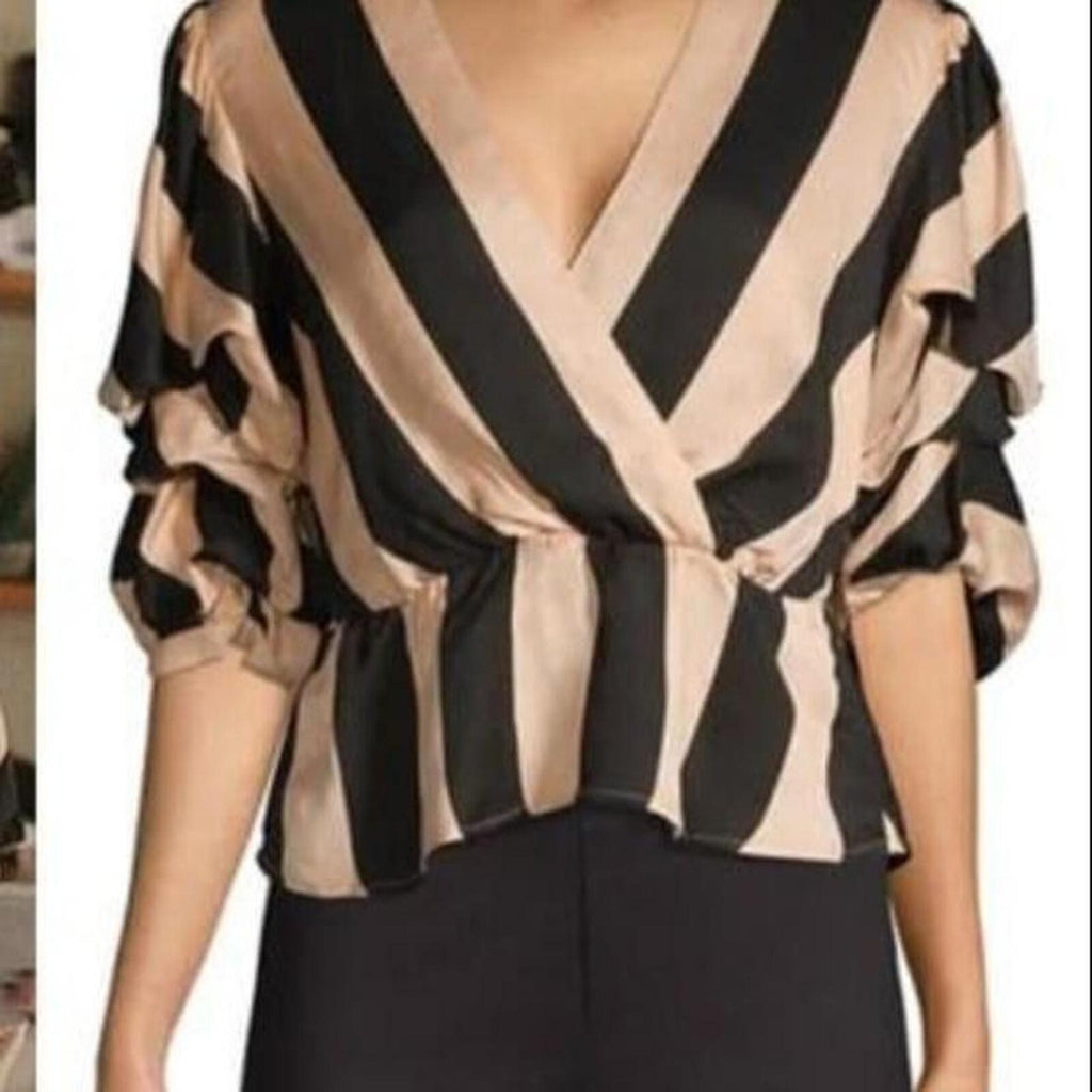 Bardot Stripe Crop Top 10