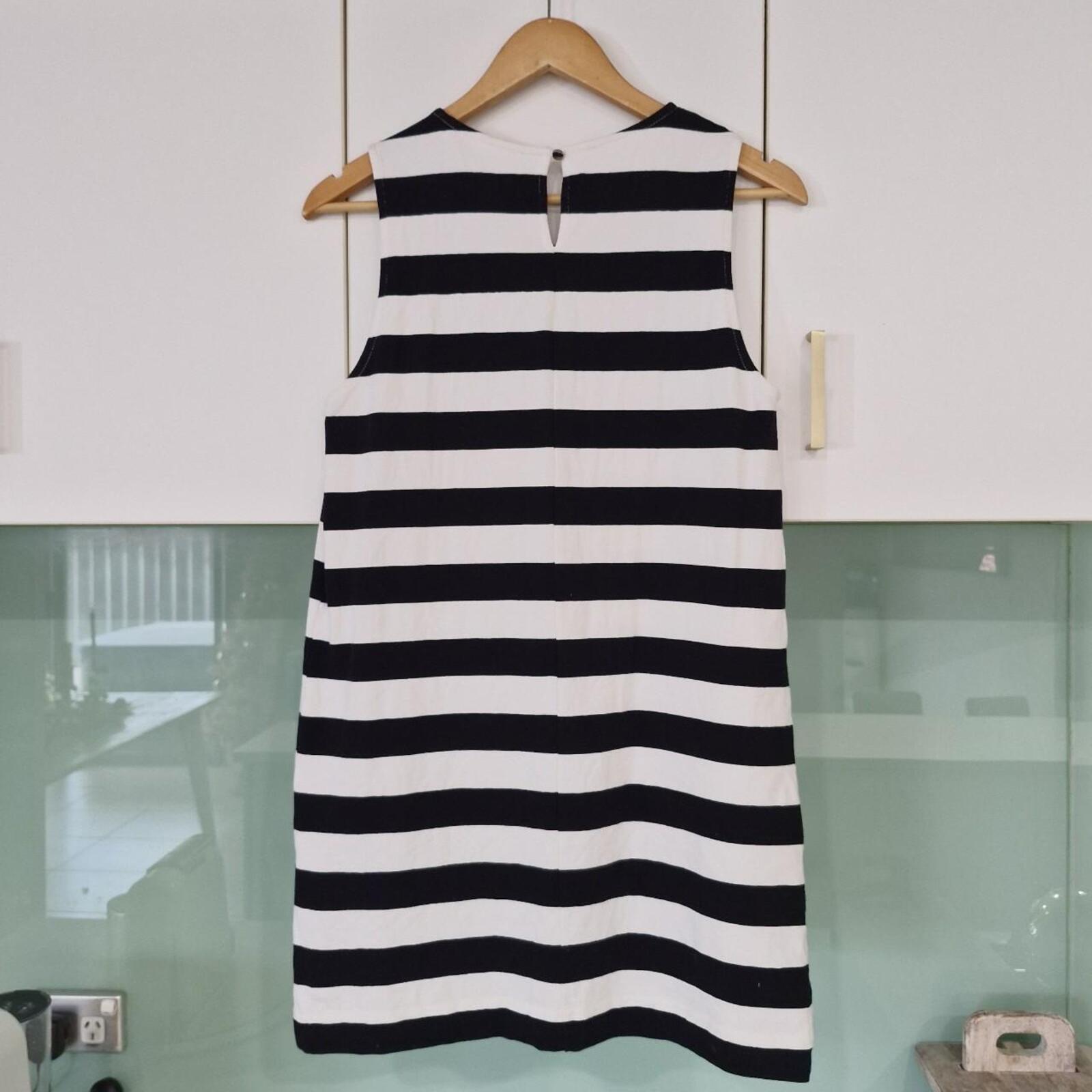 Seed Heritage Black and white striped dress