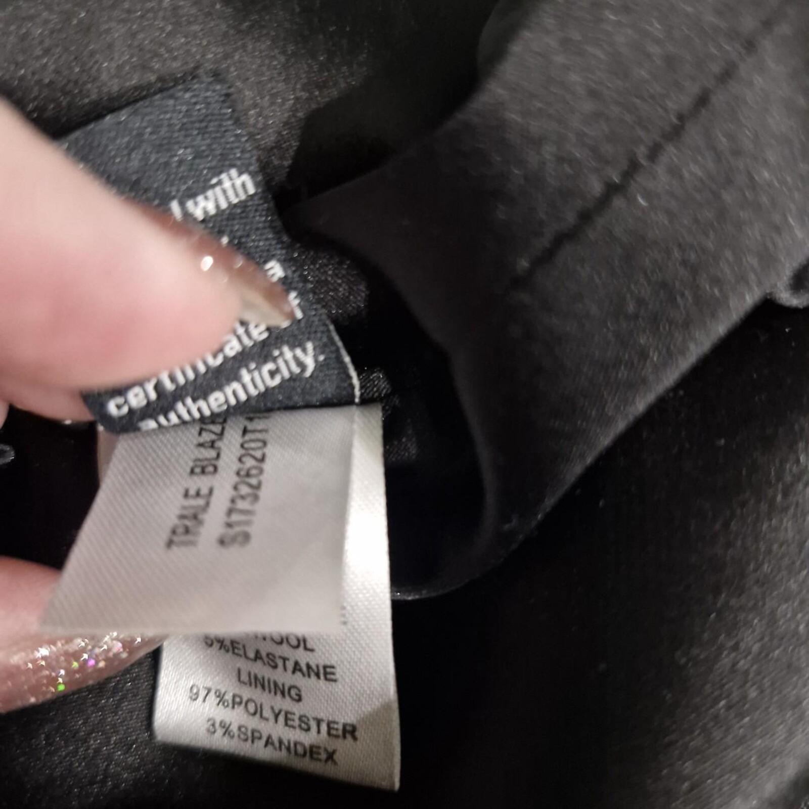 Diane Von Furstenberg Wool Blend Jacket 0 (6-8)
