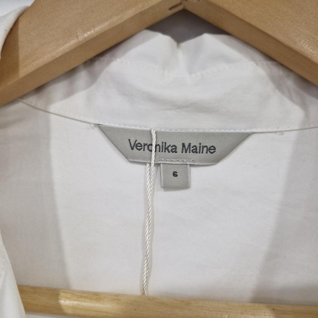 Veronika Maine white shirt dress