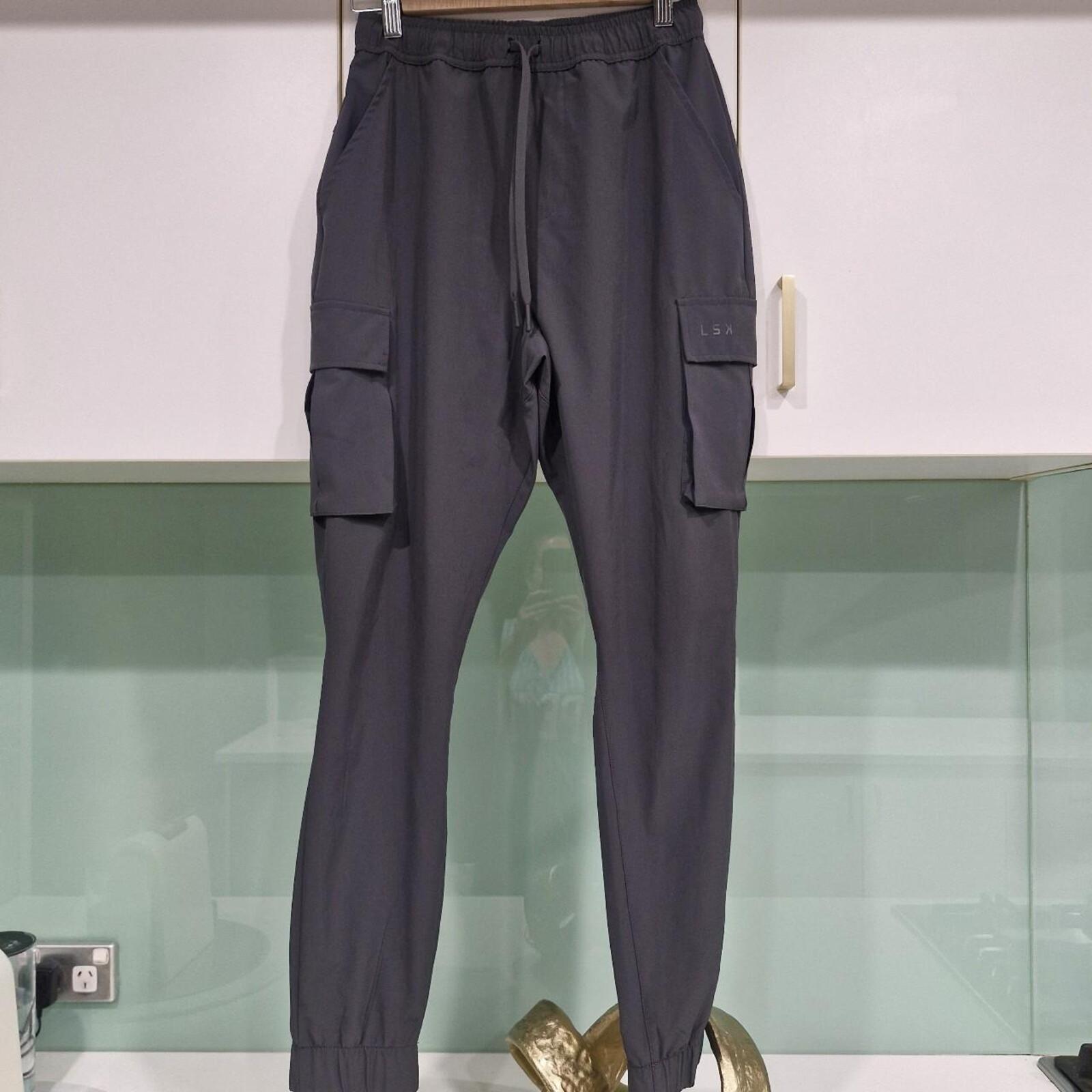 Grey LSKD cargo joggers