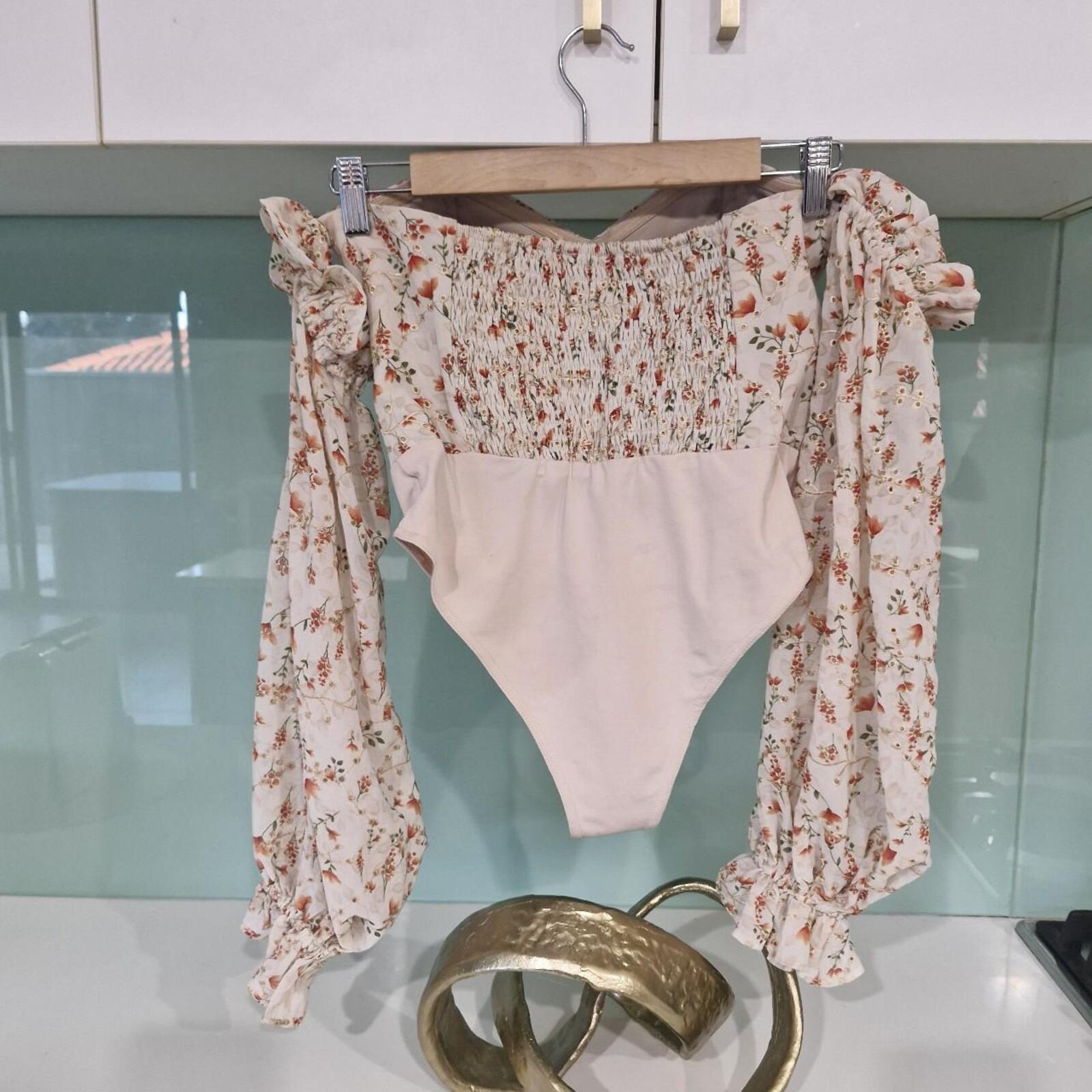 RUNAWAY Autumn Strapless Bodysuit S