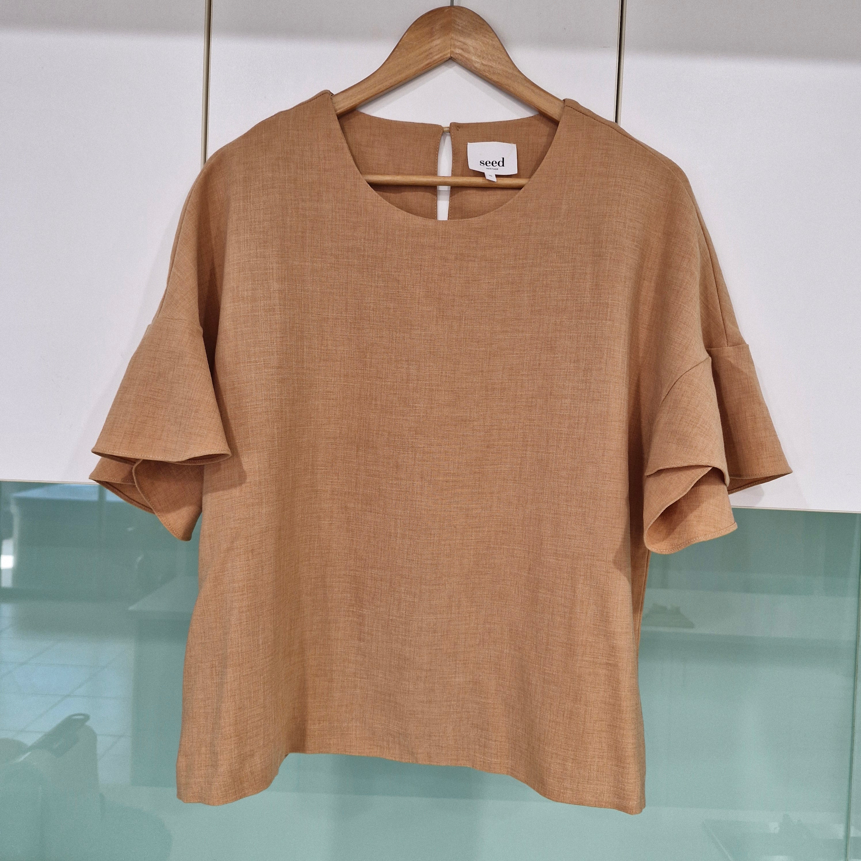 Seed Heritage Flutter Sleeve Top 10