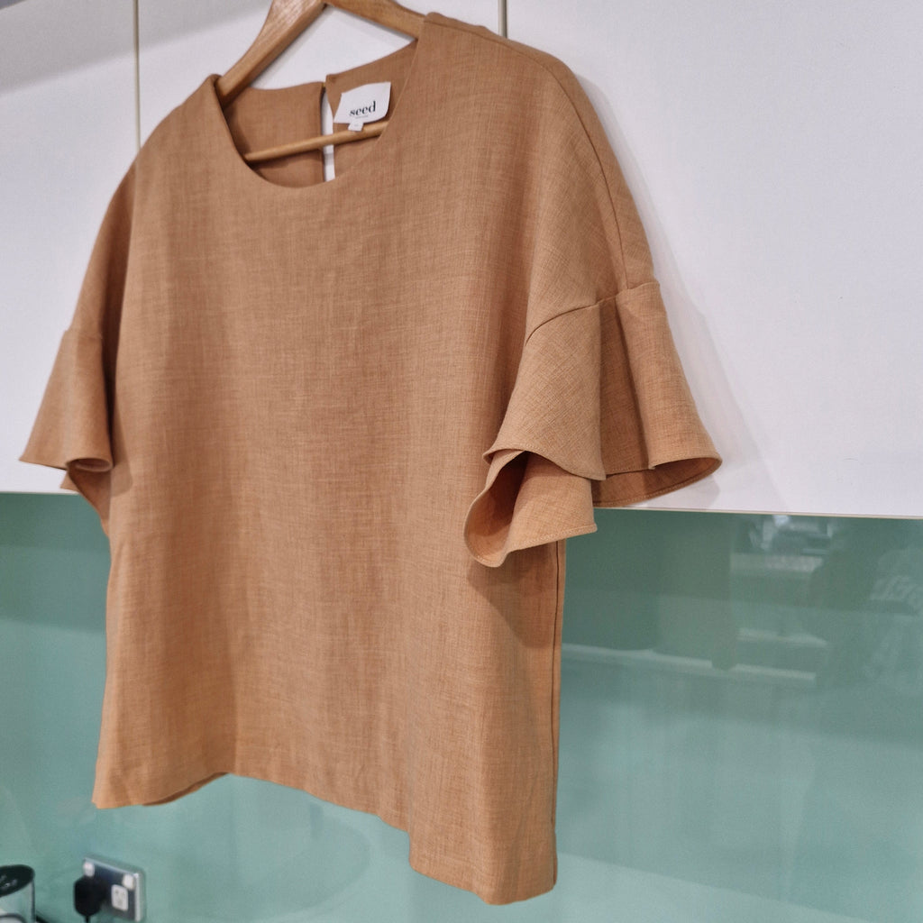 Seed Heritage Flutter Sleeve Top 10