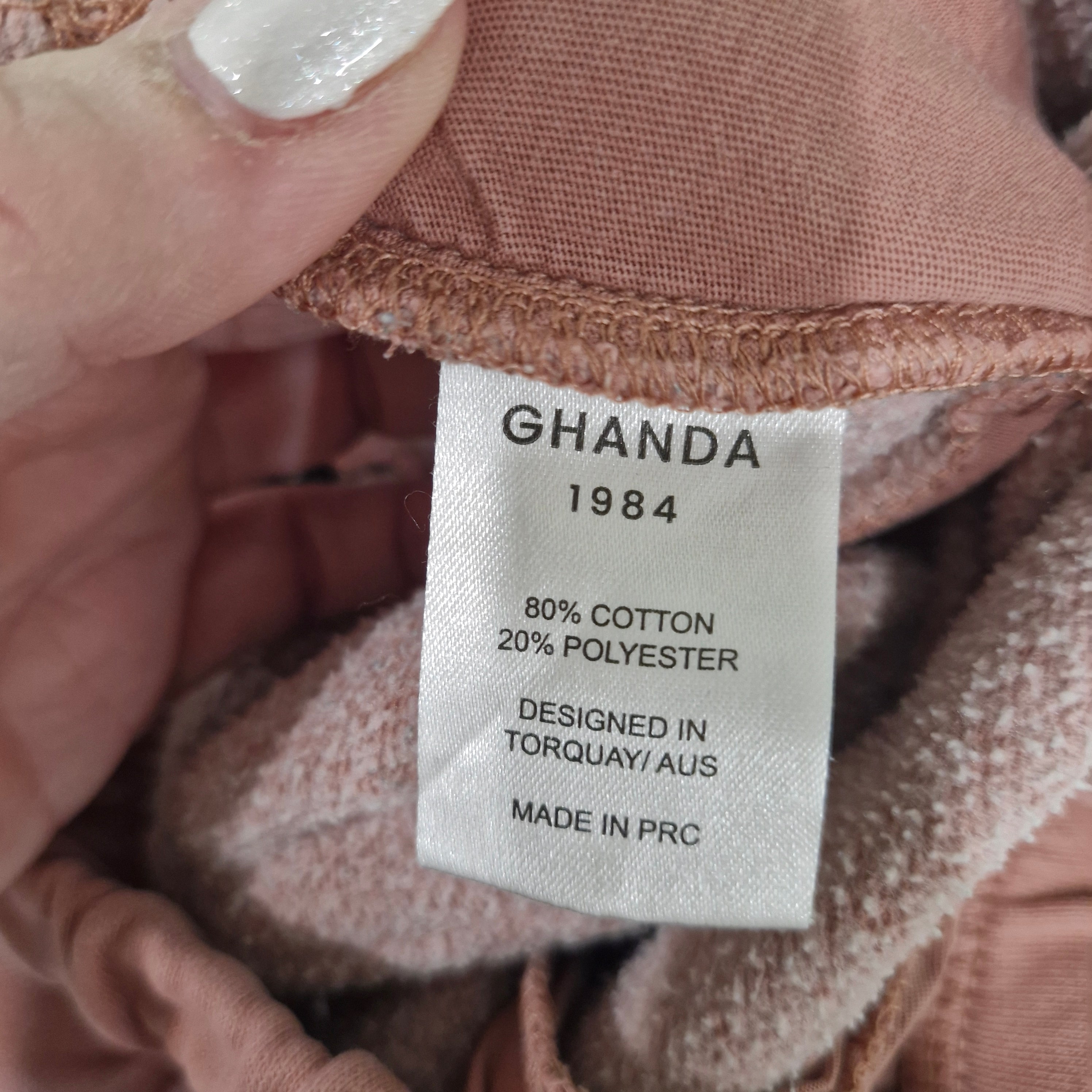 Ghanda Tracksuit Pants Cuffed 6 XS