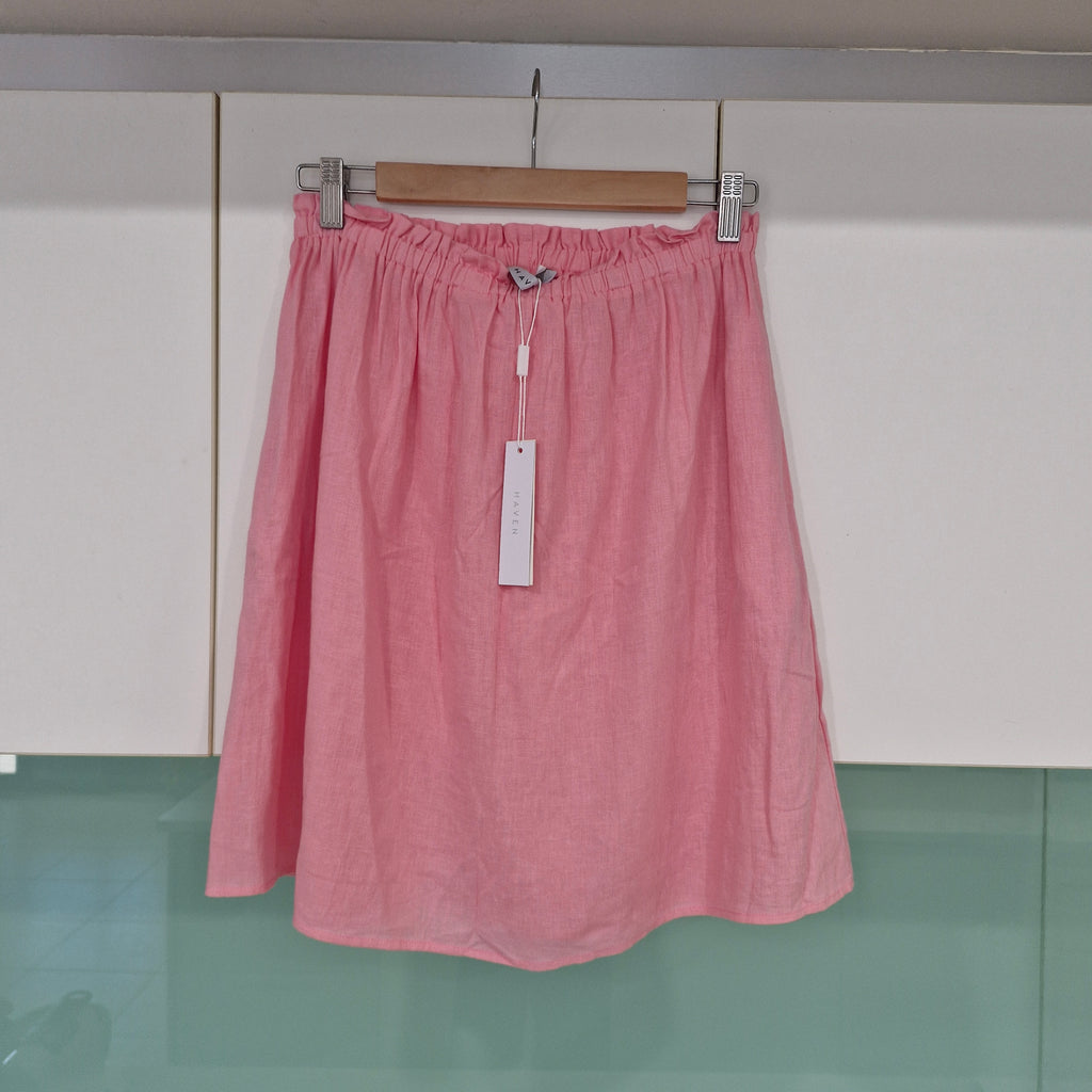 HAVEN Cuba Linen Blend Skirt M/L