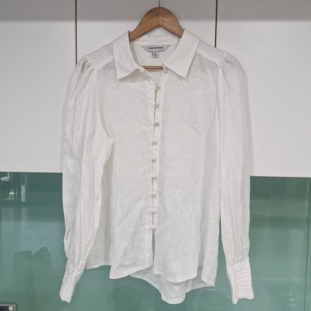 Forever New Button Up Blouse 8