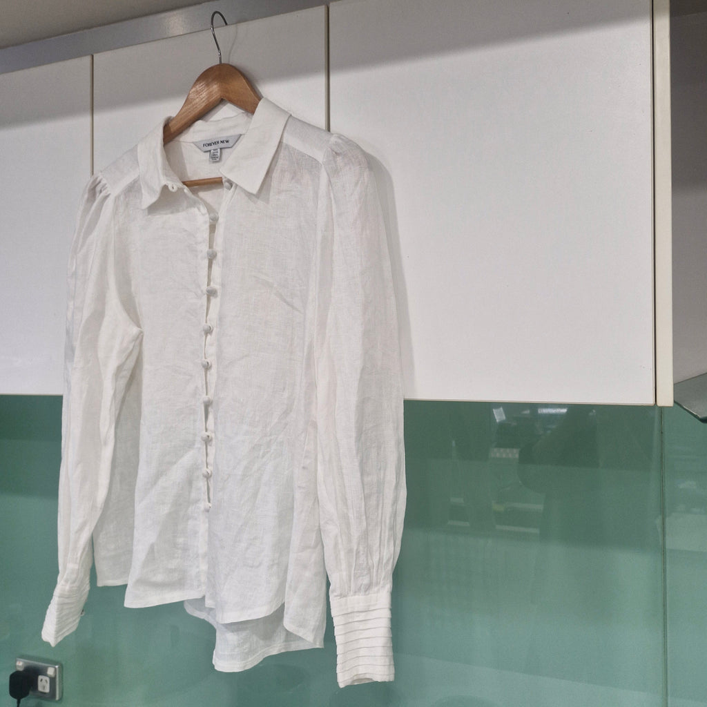 Forever New Button Up Blouse 8
