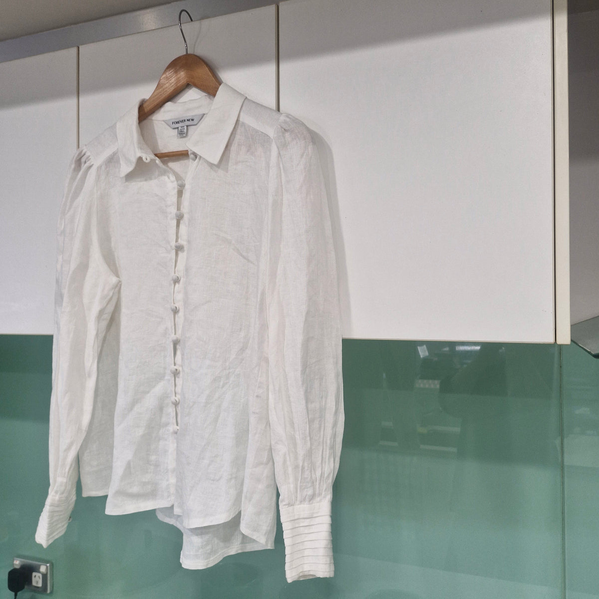 Forever New Button Up Blouse 8