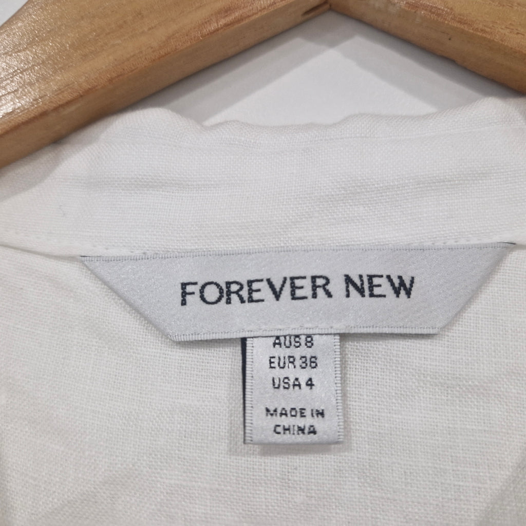 Forever New Button Up Blouse 8