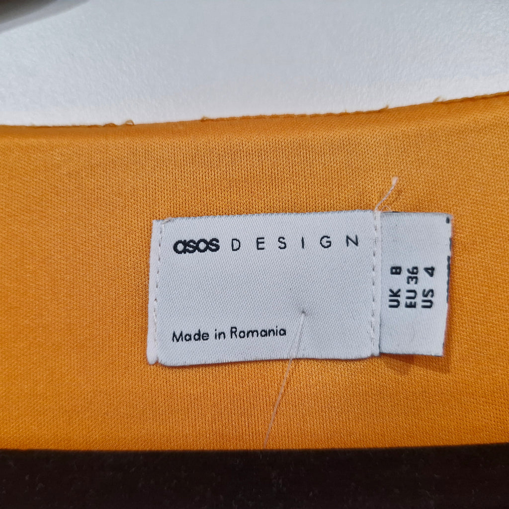 ASOS Orange Mini Dress 8