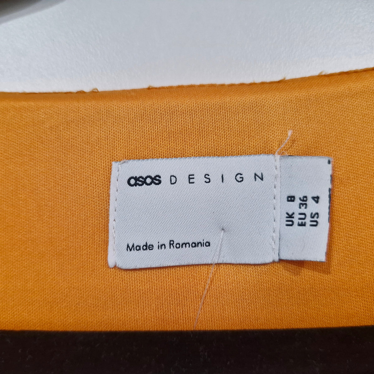 ASOS Orange Mini Dress 8