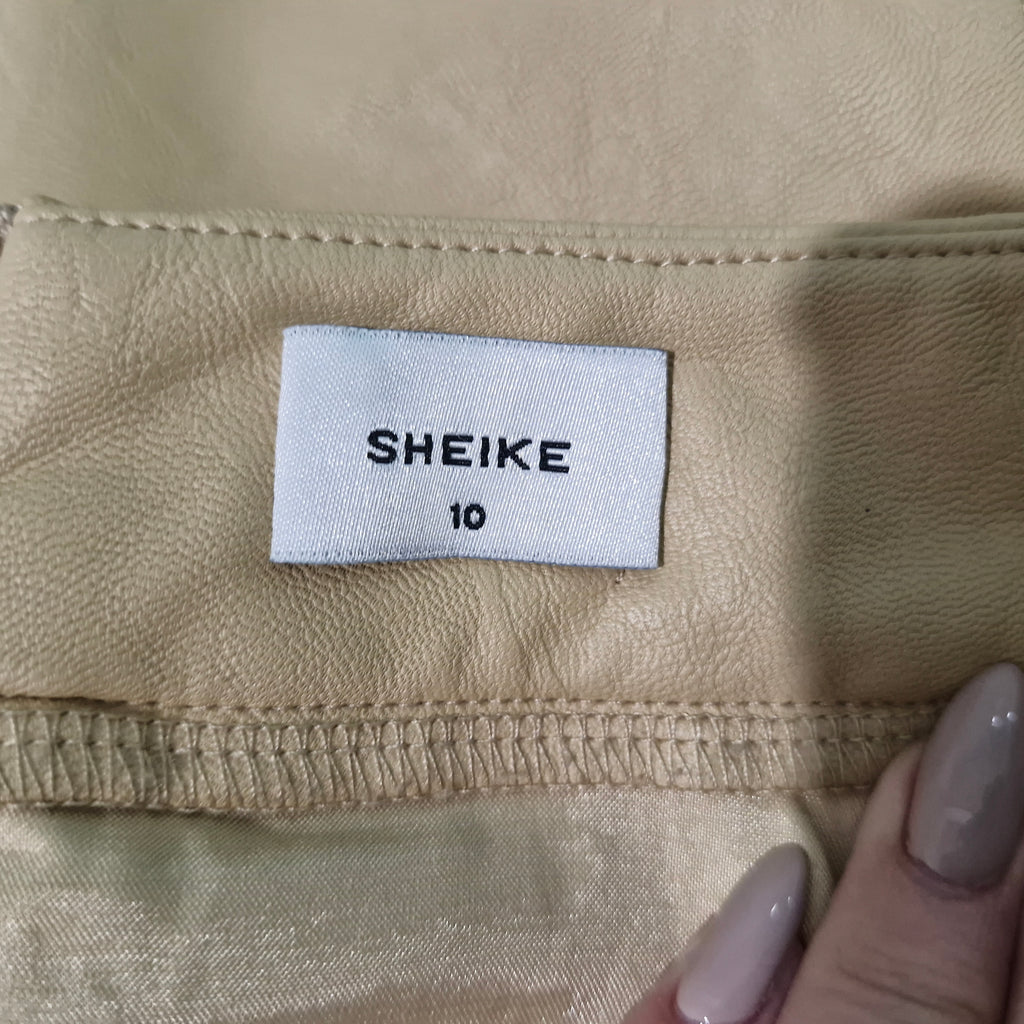 Sheike Pleather Mini Skirt 10