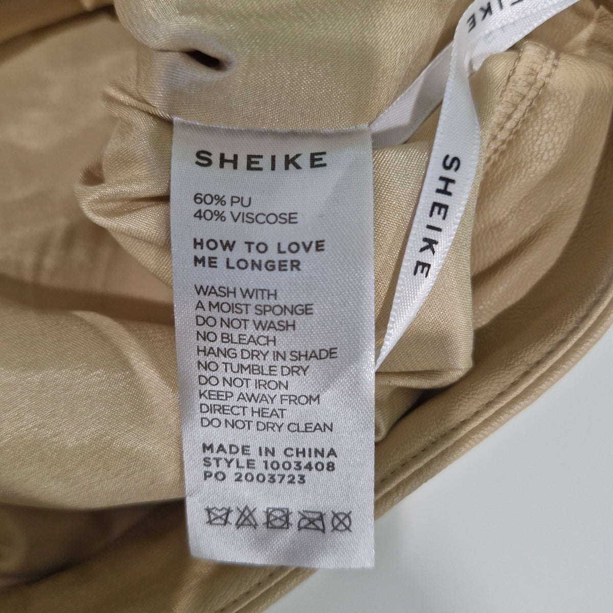 Sheike Pleather Mini Skirt 10