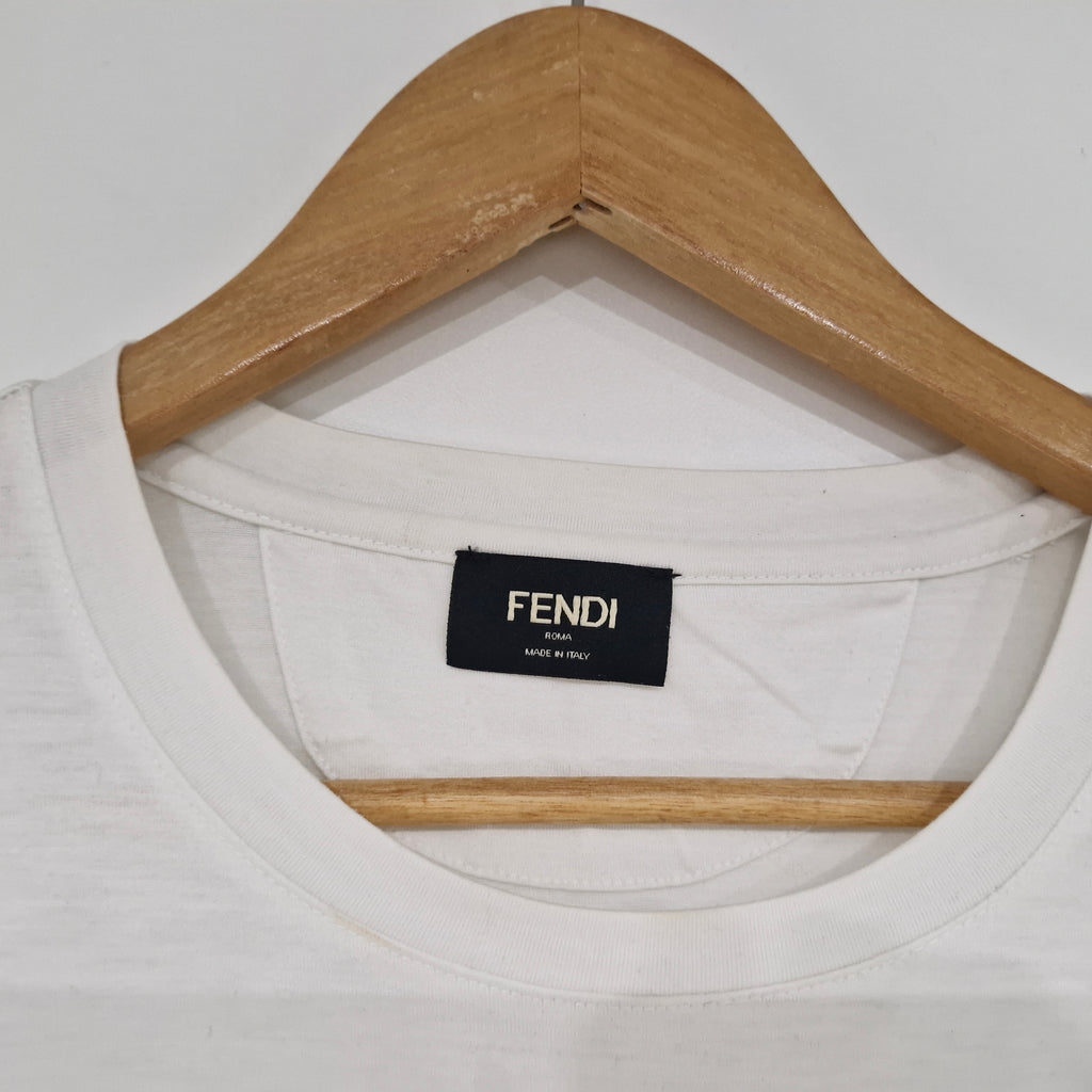 FENDI Picasso Abstract Face Tshirt M