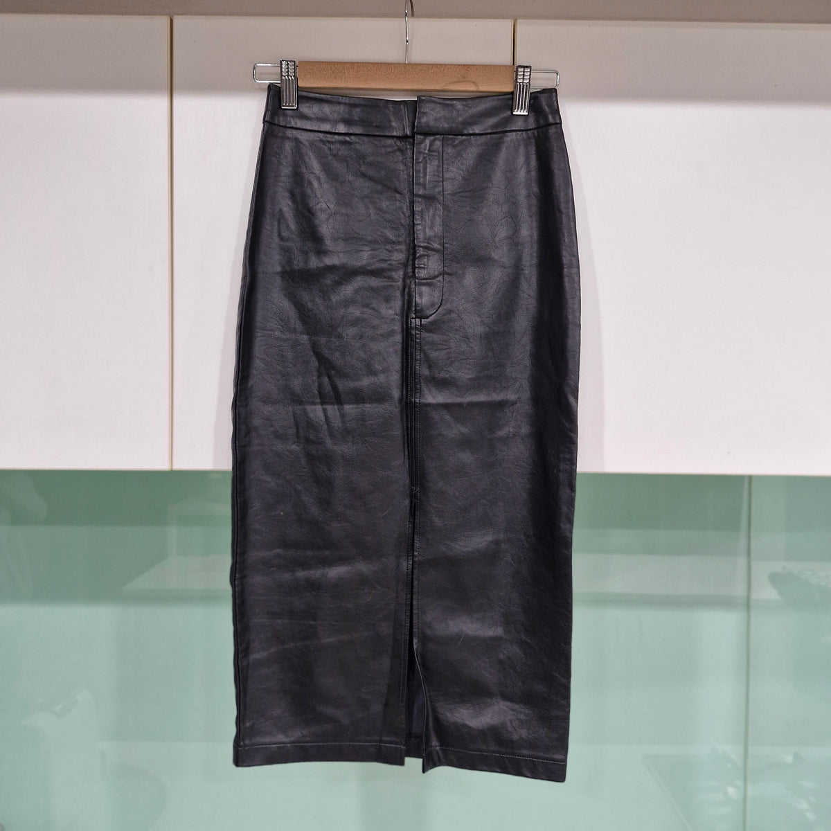 Sportsgirl Pleather Skirt XXS