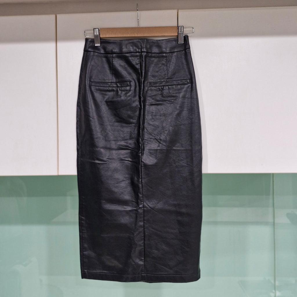 Sportsgirl Pleather Skirt XXS