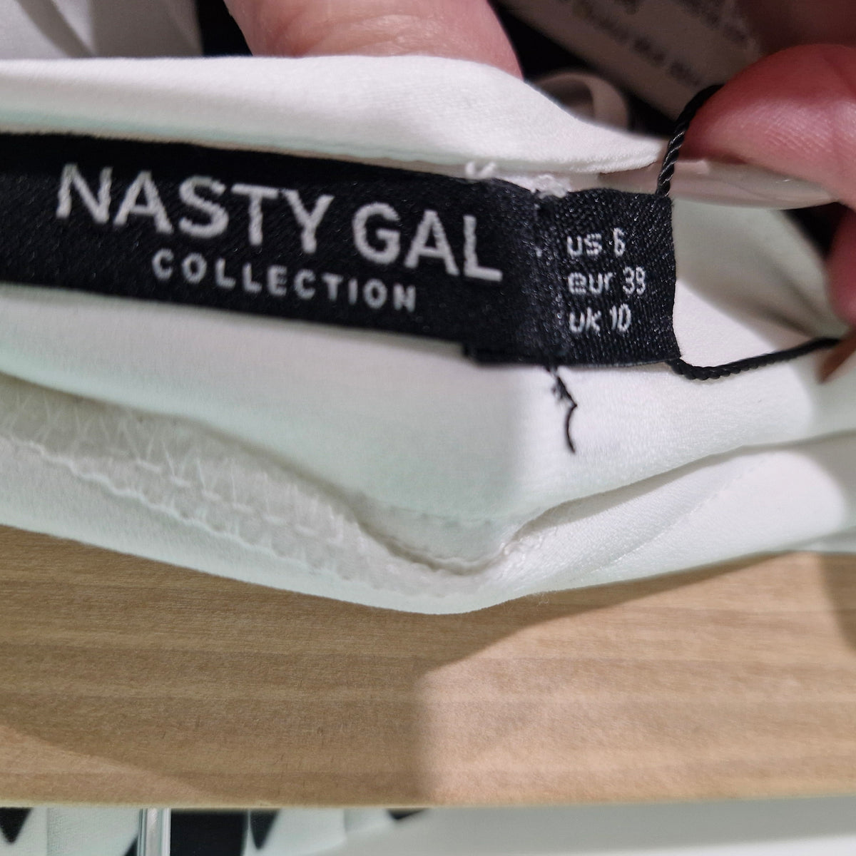Nasty Gal Chevron Pleated Skirt 10
