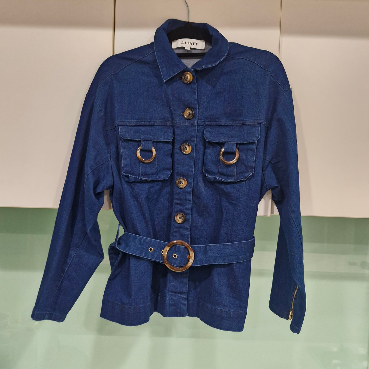 Elliatt Denim Shirt / Jacket With Belt S