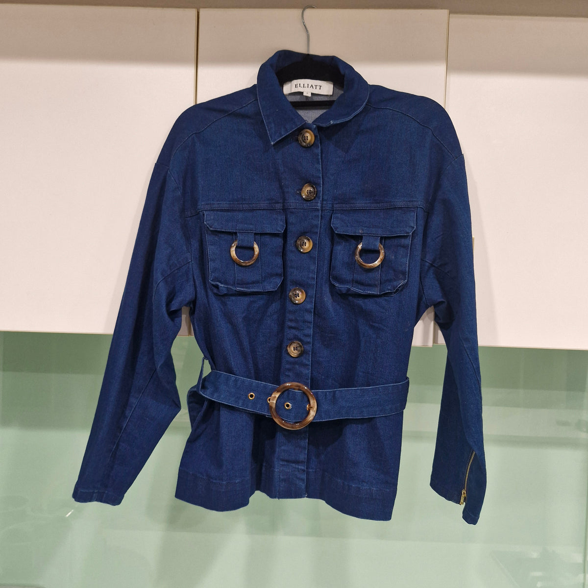 Elliatt Denim Shirt / Jacket With Belt S
