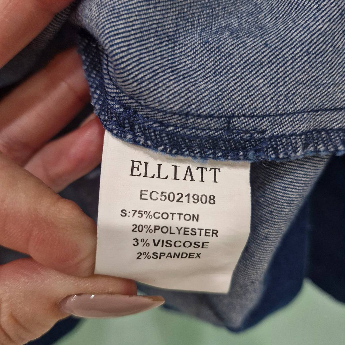 Elliatt Denim Shirt / Jacket With Belt S