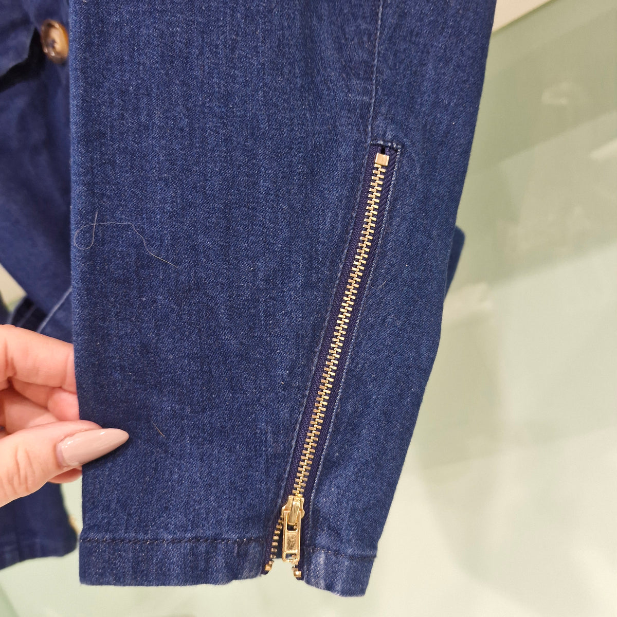 Elliatt Denim Shirt / Jacket With Belt S