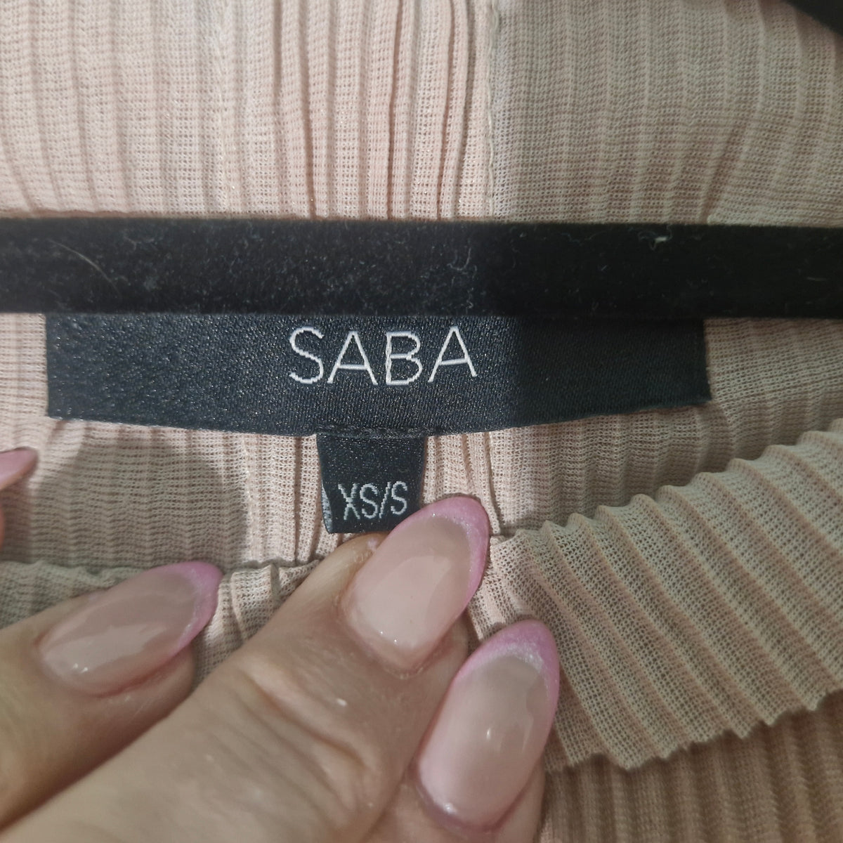 SABA Sheer Crinkle Multicolored Top XS/S