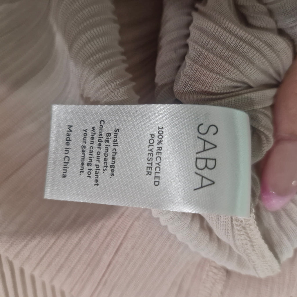 SABA Sheer Crinkle Multicolored Top XS/S