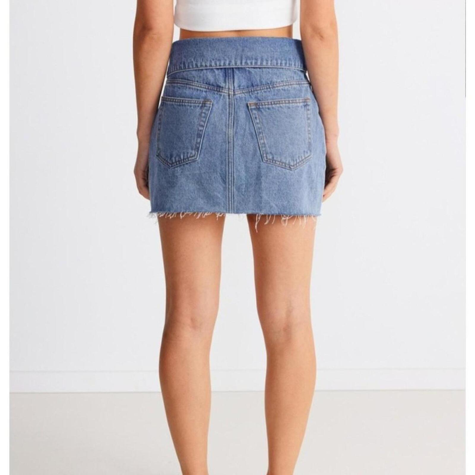SNDYS Eve Mini Denim Skirt