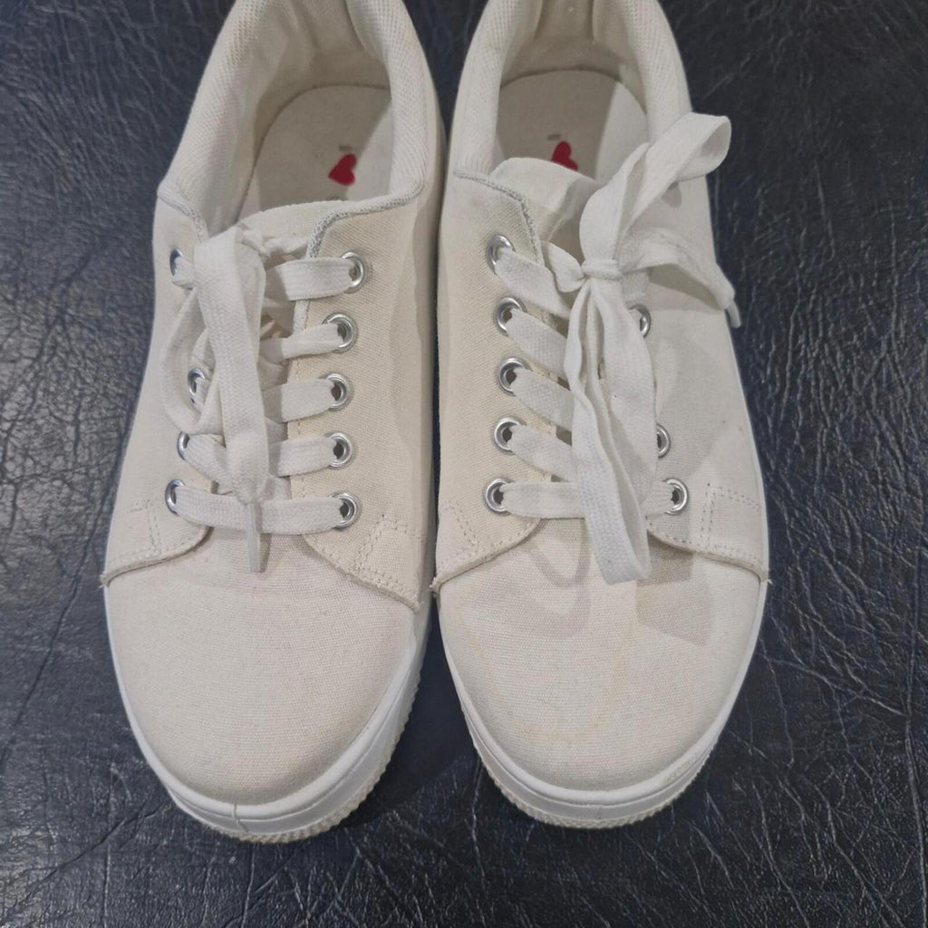 I ❤️ Billy Canvas Platform Shoes 7