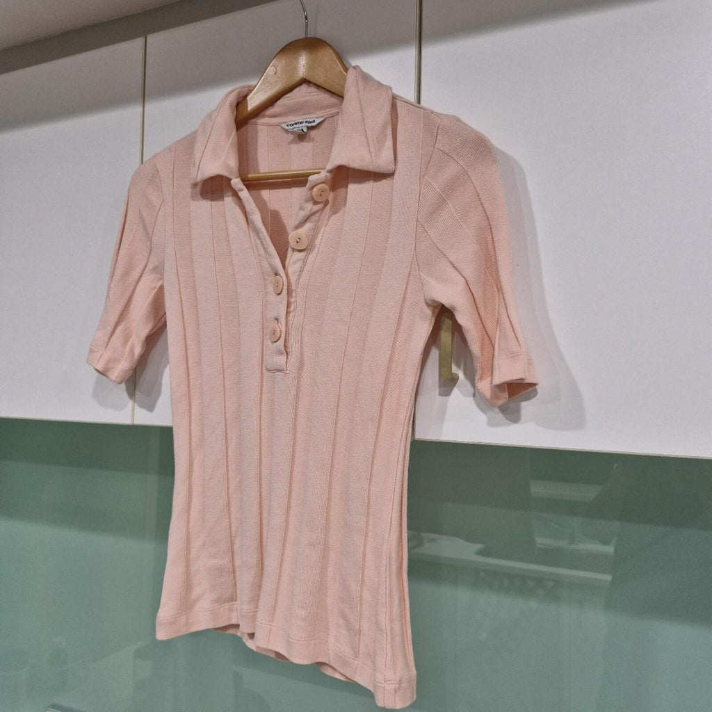Country Road peach collared top
