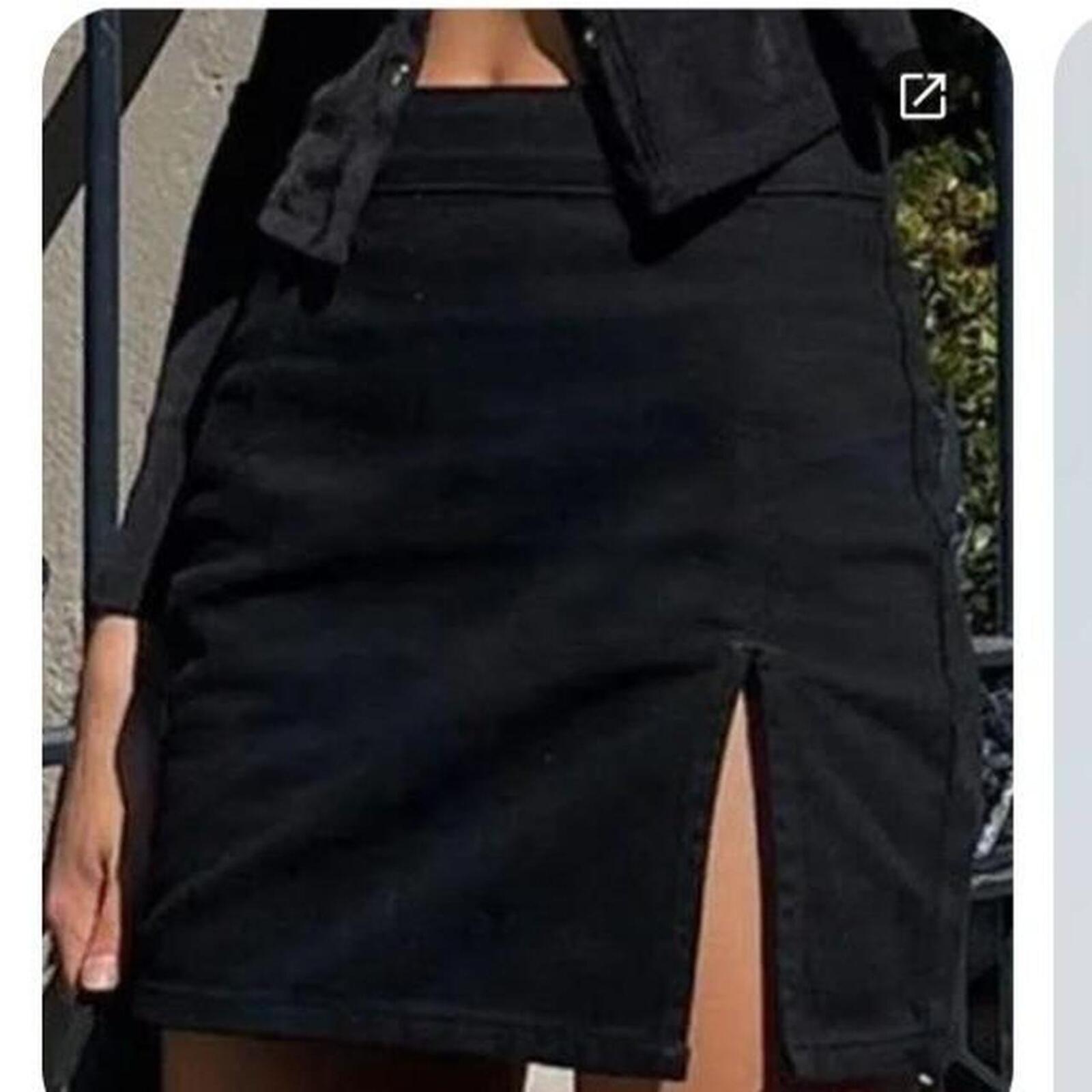 Lioness Lola black mini skirt