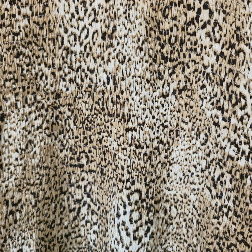 Faithfull The Brand leopard print shirred mini dress 8