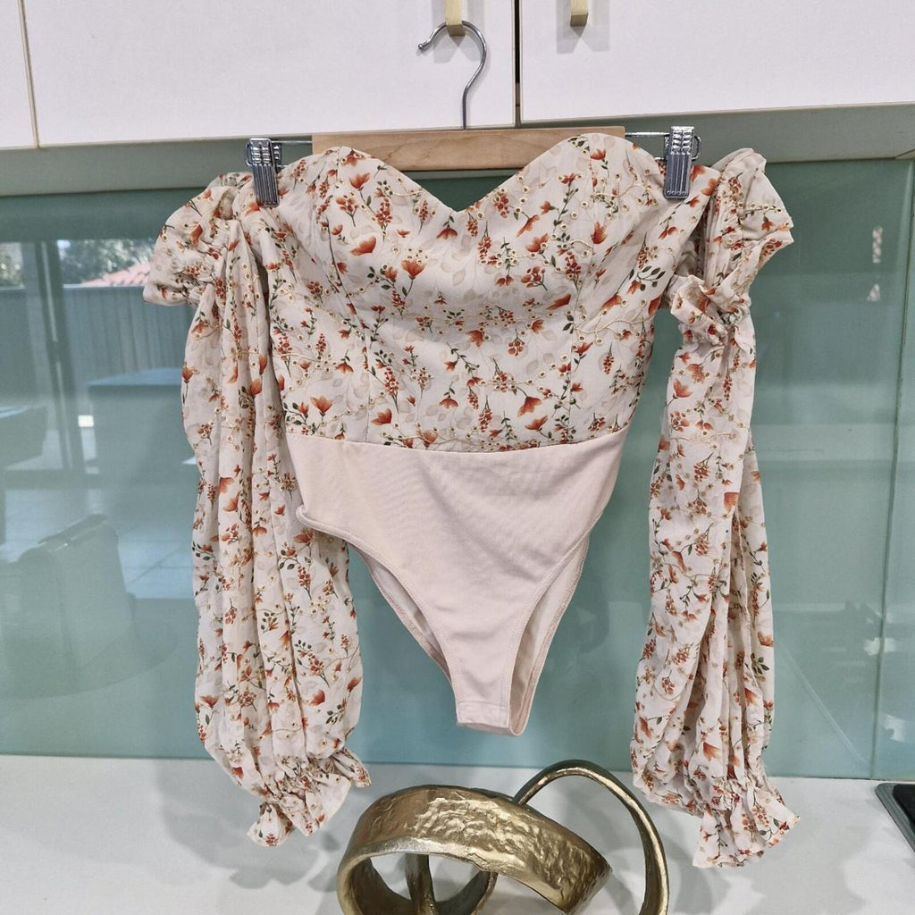 RUNAWAY Autumn Strapless Bodysuit S
