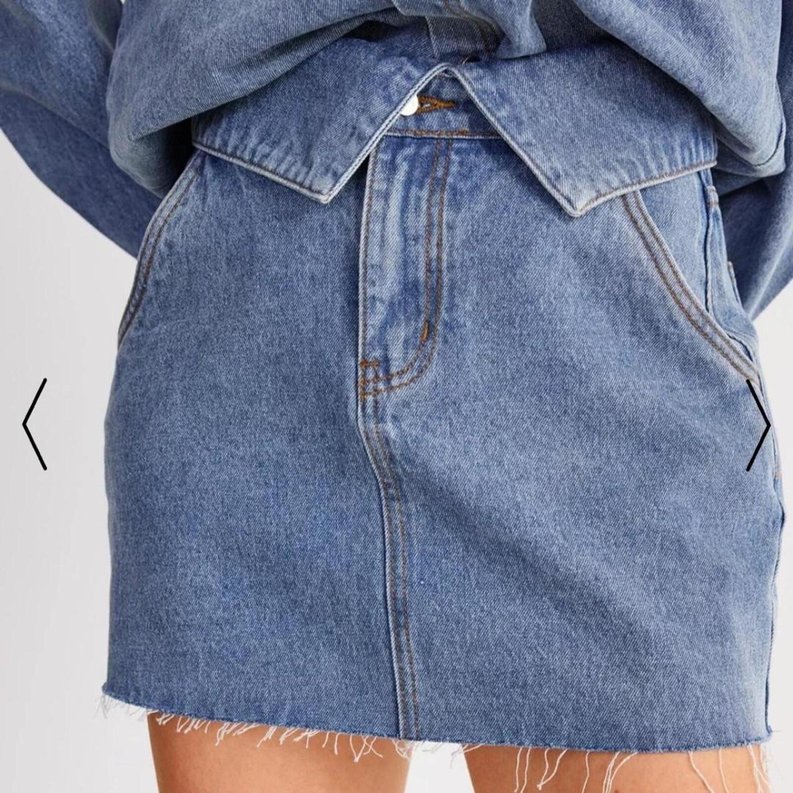 SNDYS Eve Mini Denim Skirt