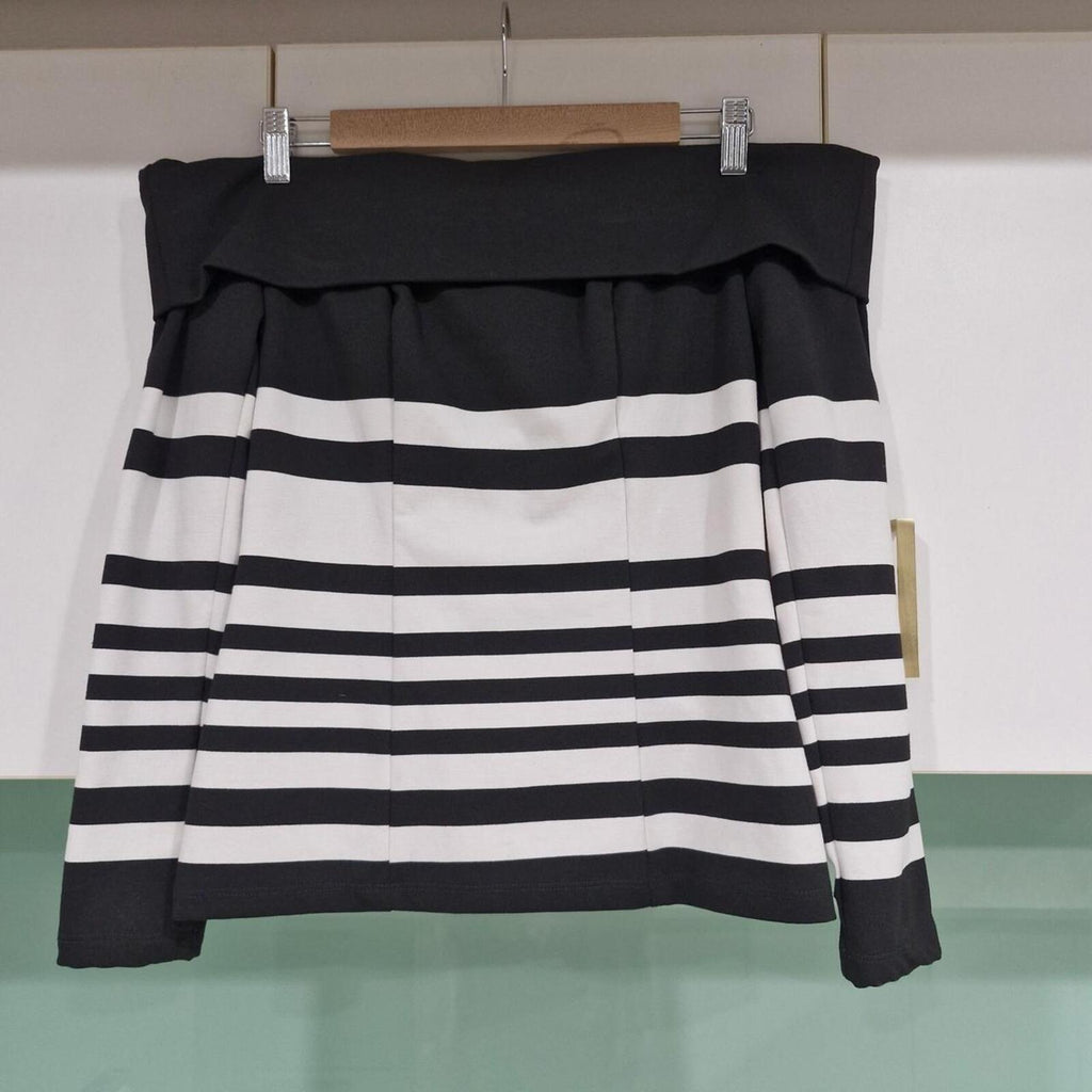 Kookai Striped Off Shoulder Top 10