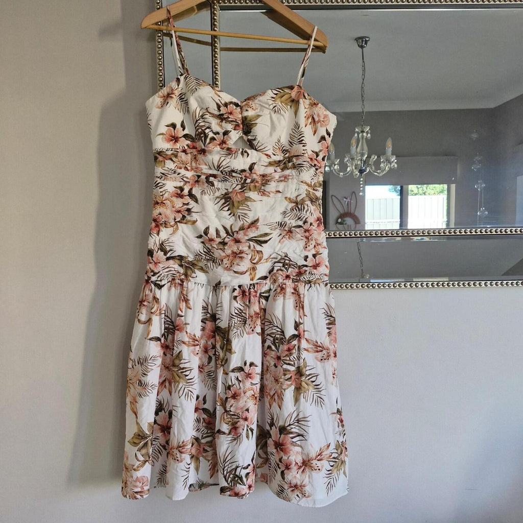 Forever New white floral dress