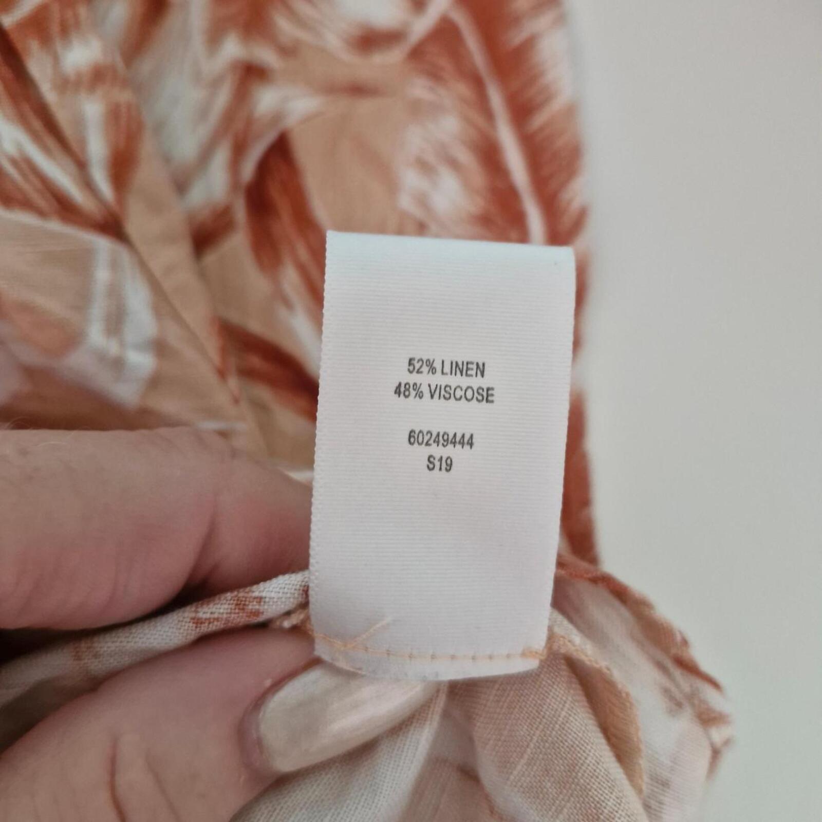 Witchery peach off the shoulder blouse