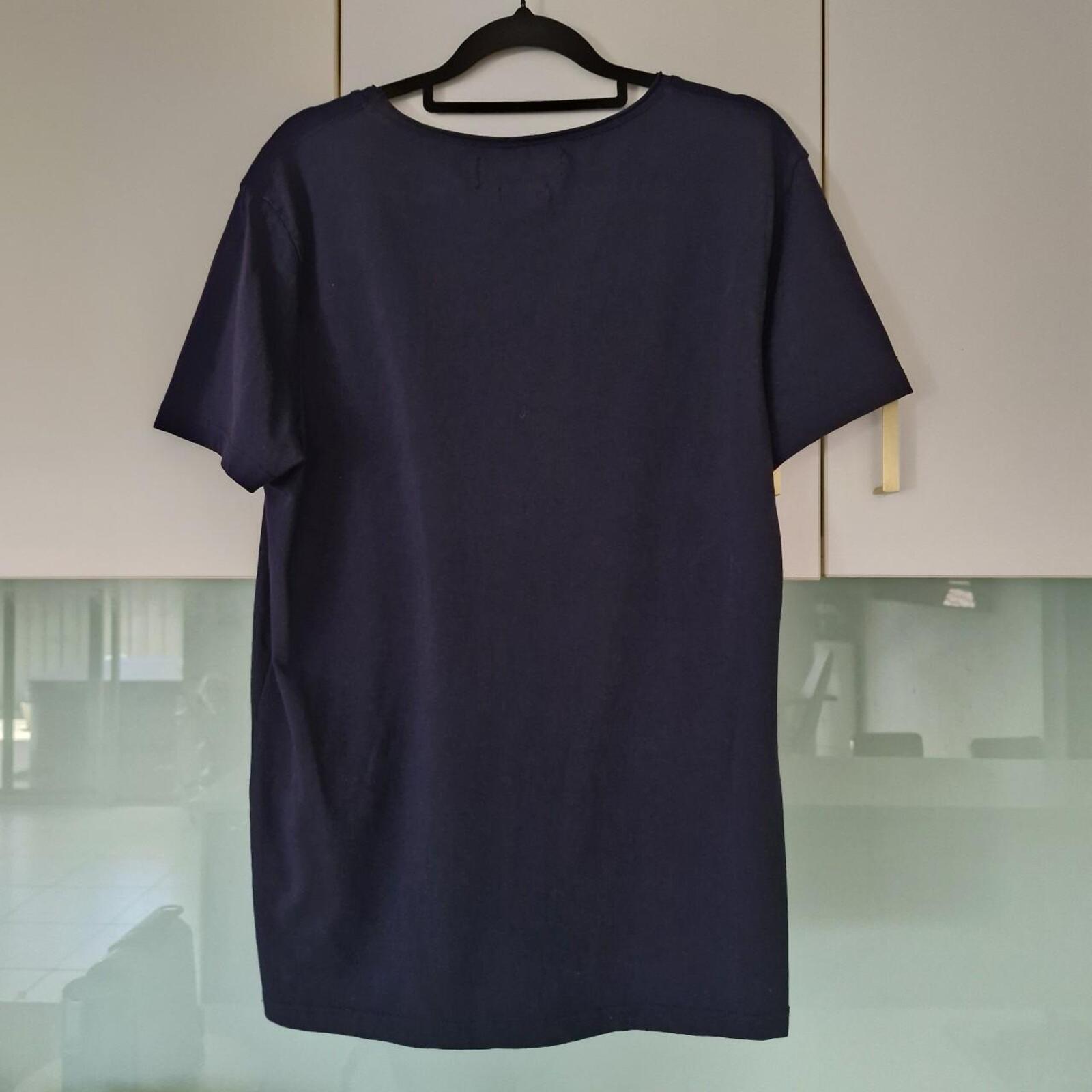 Navy Born Rich T-shirt L