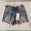 Zara blue denim shorts XS