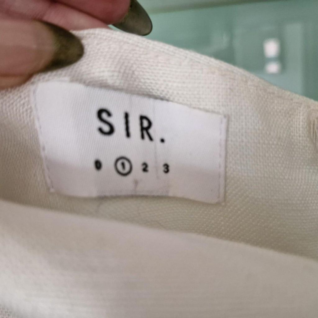 SIR. The Label Linen Strapless Top 1