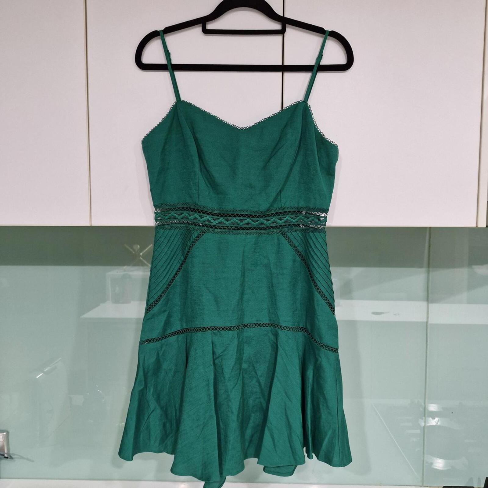 Forever New Green Strappy Dress