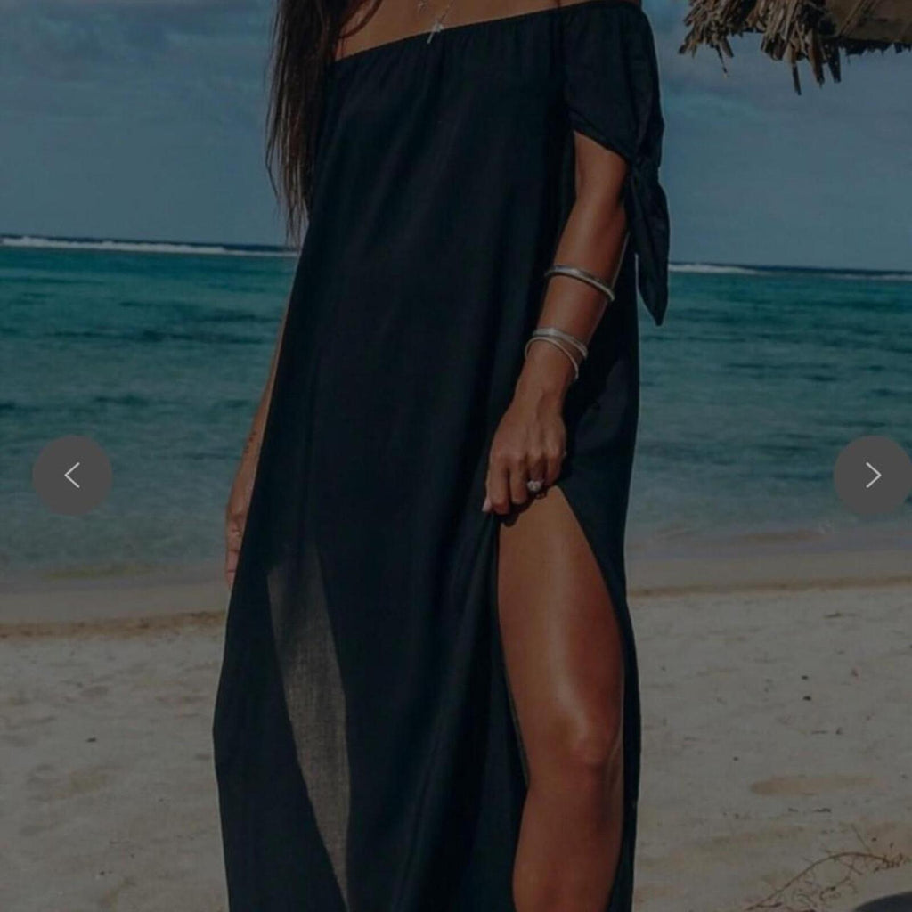 SNDYS Off Shoulder Maxi Dress 12