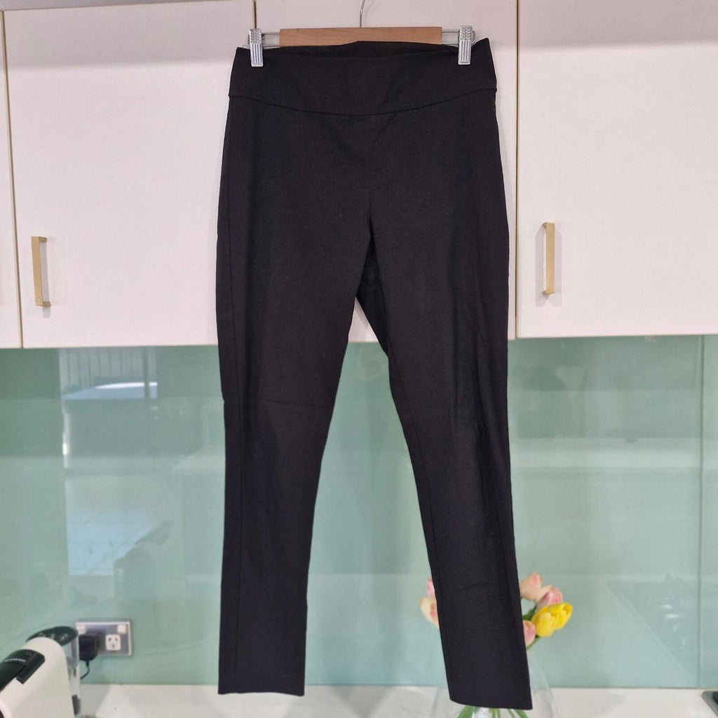 Decjuba black high-waisted trousers